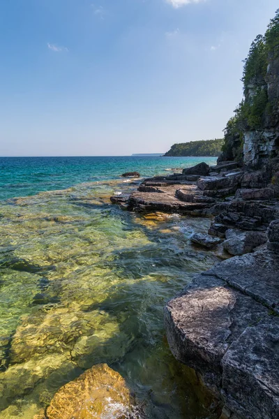 Costa Península Bruce Parque Nacional Del Lago Chipre Día Soleado — Foto de Stock