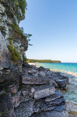 Bruce Yarımadası kıyı Kıbrıs Gölü Milli Parkı Ontario o