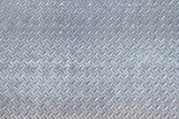 Worn Polished grungy Industrial Checker Plate Background Texture — Stock Photo, Image