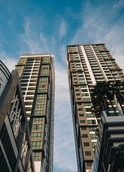 modern bina şehir merkezindeki iş bölgesinin Bangkok.