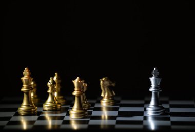 yarışma ve strateji için satranç tahtası oyunu