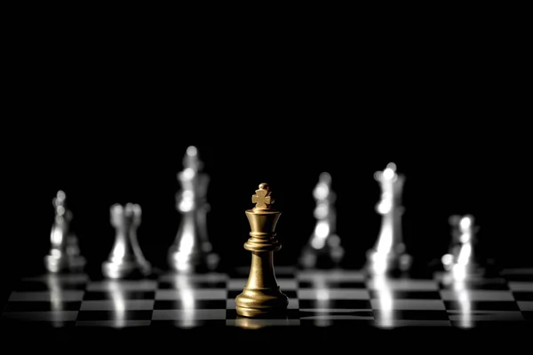 Schachbrettspiel für Wettbewerb und Strategie — Stockfoto