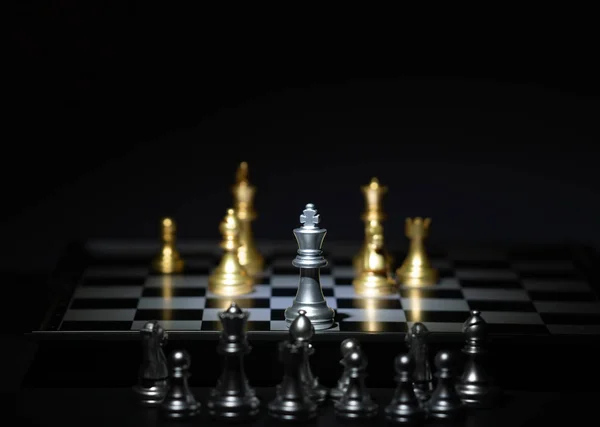 Chess board game for competition and strategy — Stock Photo, Image