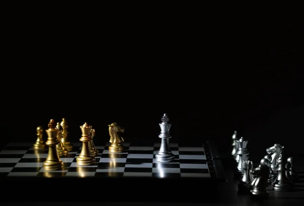 Chess board game for competition and strategy — Stock Photo, Image