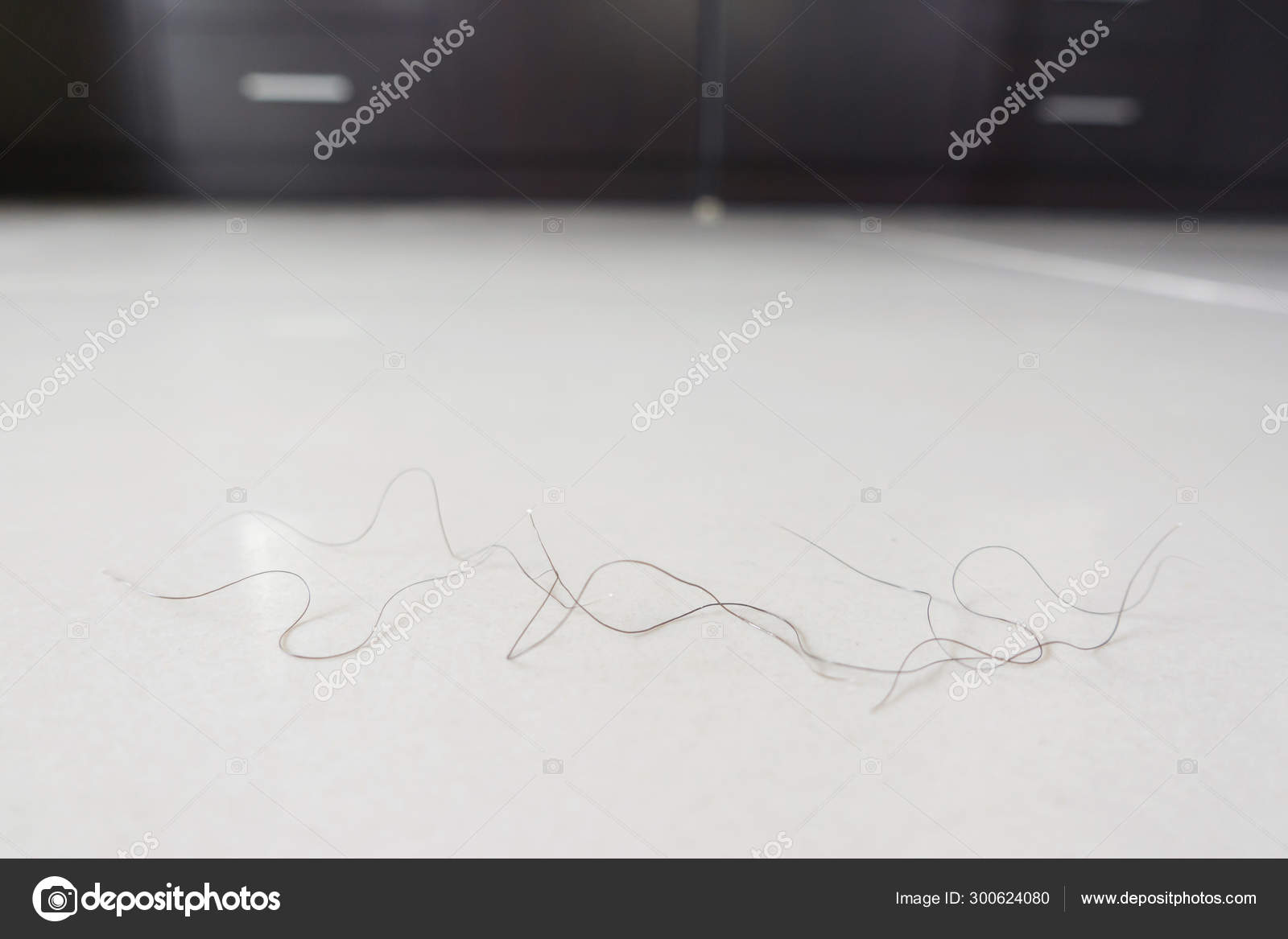 Pubic Hair Fall On Bedroom Floor Stock Photo C Anankkml 300624080