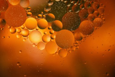 renkli arka plan üzerinde kabarcıklar yağla. Arka plan. Yumuşak seçici odak.