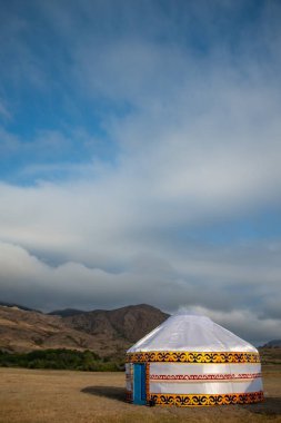 Kazak bozkırındaki yurtlar