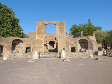 Kalıntıları ve bir antik Roma şehir, Lazio - İtalya 0148 b kalıntıları