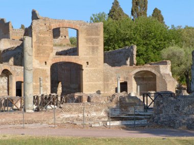 Kalıntıları ve bir antik Roma şehir, Lazio - İtalya 0144 kalıntıları