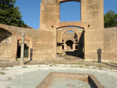 Kalıntıları ve kalıntıları bir antik Roma şehir, Lazio - İtalya 157
