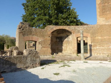 Kalıntıları ve bir antik Roma şehir, Lazio - İtalya 0156 kalıntıları