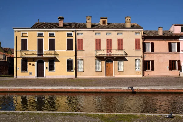 Lagoon houses en Comacchio - Ferrara - Italia — Foto de Stock