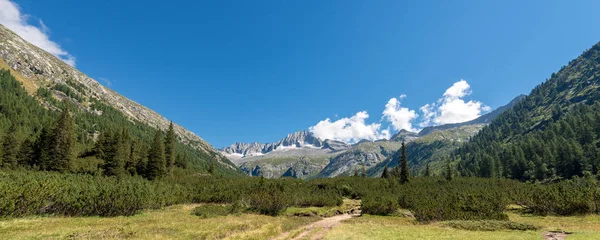 Pico Cuidado Alto 3462 Parque Nacional Adamello Brenta Visto Desde — Foto de Stock