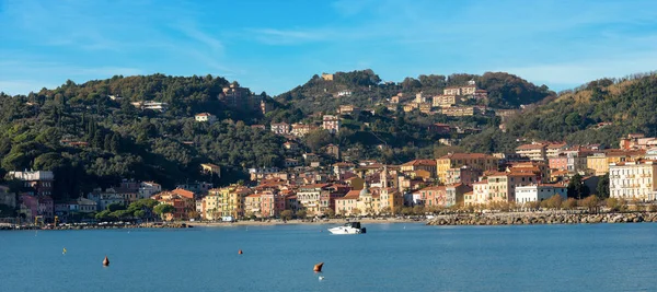 San Terenzo Aldeia Terenzo Famosa Estância Turística Lerici Golfo Spezia — Fotografia de Stock