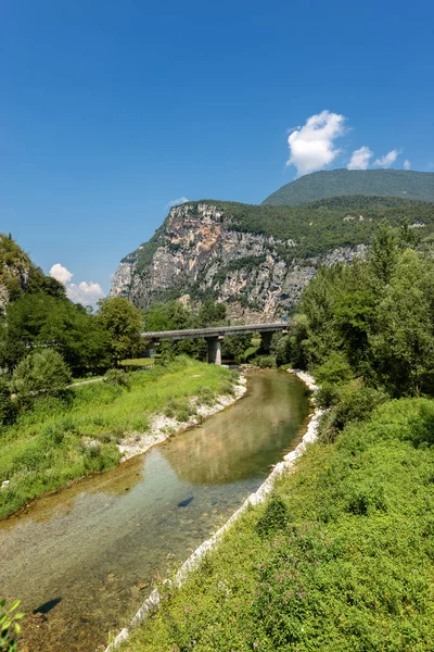 Valsugana Valle Sugana Río Brenta Trentino Alto Adigio Borgo Valsugana — Foto de Stock