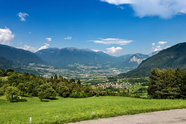 Valsugana Sugana Valley Italian Alps Lagorai Seen Val Sella Sella — Stock Photo, Image