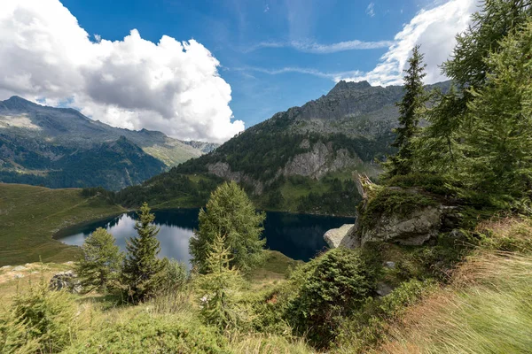 Lake Campo Lago Campo 1944 Small Beautiful Alpine Lake National — Stock Photo, Image