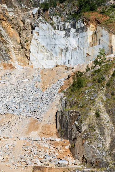 Cava Marmo Bianco Carrara Nelle Alpi Apuane Toscana Toscana Italia — Foto Stock