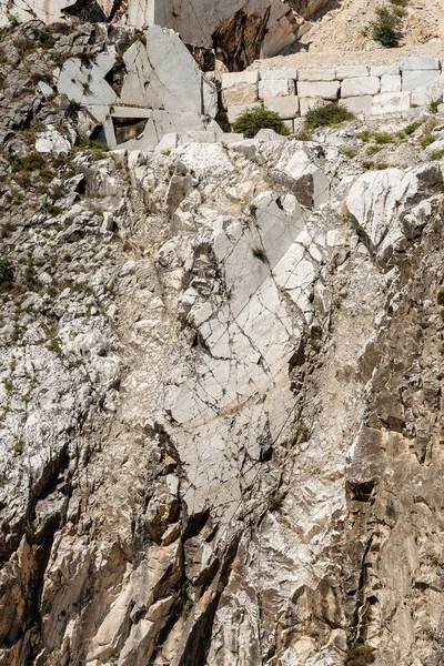 Quarry White Carrara Marble Apuan Alps Alpi Apuane Tuscany Toscana — Stock Photo, Image