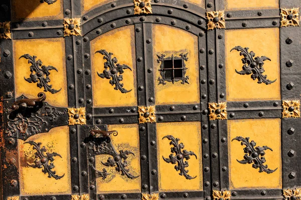 Close Ancient Door Neue Rathaus Munich New Town Hall Xix — Stock Photo, Image