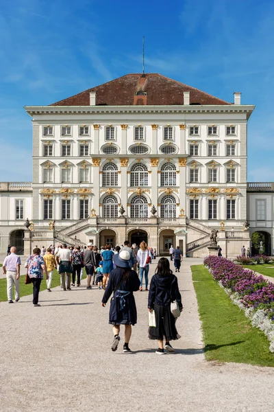 Mnichov Německo Září 2018 Turisté Navštívit Nymphenburg Palace Schloss Nymphenburg — Stock fotografie