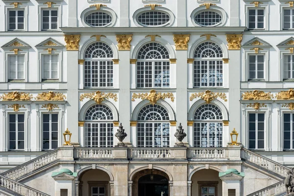 Λεπτομέρεια Από Nymphenburg Palace Schloss Nymphenburg Κάστρο Των Νυμφών Παλάτι — Φωτογραφία Αρχείου