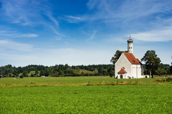 Sankt Koloman kyrka - Schwangau Allgau Bayern Tyskland — Stockfoto