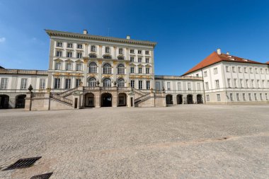 Nymphenburg Sarayı (Schloss Nymphenburg - kale perileri) ana yazlık Wittelsbach House Bavyera eski hükümdarlar saraydı
