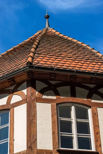 Casa de meia-madeira velha - Baviera Alemanha — Fotografia de Stock
