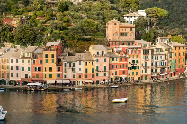 Portofino Italy December 2016 Aerial View Ancient Village Portofino Colorful — Stock Photo, Image