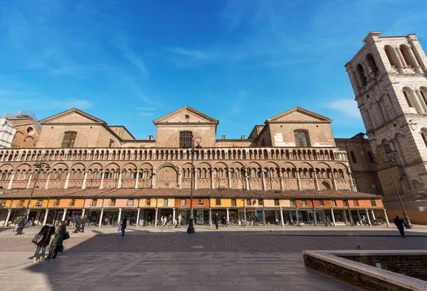 Ferrara Emilia Romania Włochy Lutego 2018 George Cathedral Cattedrale San — Zdjęcie stockowe