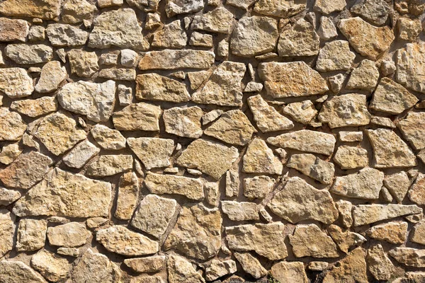 Old Brown Orange White Stone Wall Makes Excellent Background — Stock Photo, Image