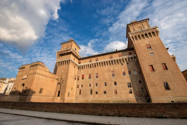 Castello Estense Castello San Michele 1385 Castello Medievale Situato Nel — Foto Stock