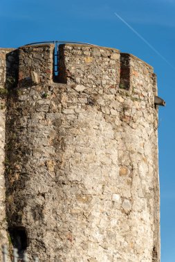 Kale St George (Castello San Giorgio) 1265-XIX yüzyıl, La Spezia, Liguria, İtalya, Avrupa'nın askeri sur Genoan