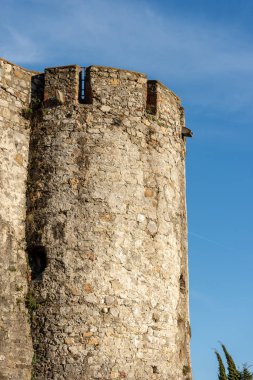 Kale St George (Castello San Giorgio) 1265-XIX yüzyıl, La Spezia, Liguria, İtalya, Avrupa'nın askeri sur Genoan