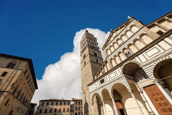 Dóm San Zeno Században Piazza Duomo Dóm Tér Europ Pistoia — Stock Fotó