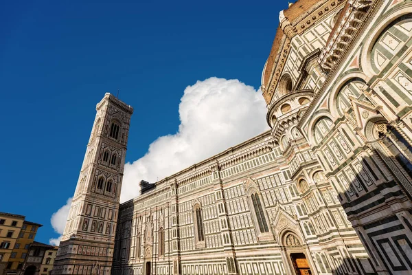 Florence Cathedral Duomo Firenze Bell Tower Giotto Tuscany Italy Santa — Stock Photo, Image