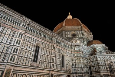 Gece (Duomo di Firenze) Toskana, İtalya, Floransa Katedrali. Santa Maria del Fiore (1296-1436) UNESCO Dünya Miras Listesi
