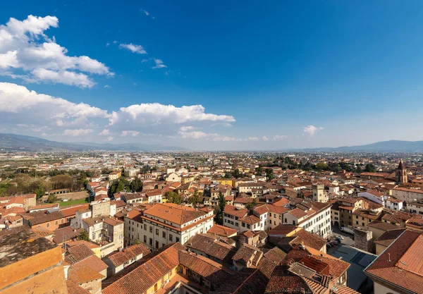 Vista Aérea Ciudad Pistoia Desde Campanario Catedral Pistoia Toscana Italia —  Fotos de Stock