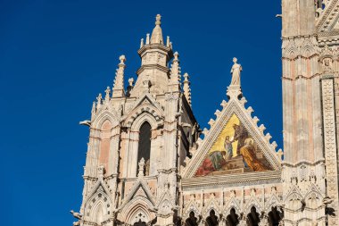 Siena Katedrali'nin - Santa Maria Assunta - Toskana İtalya