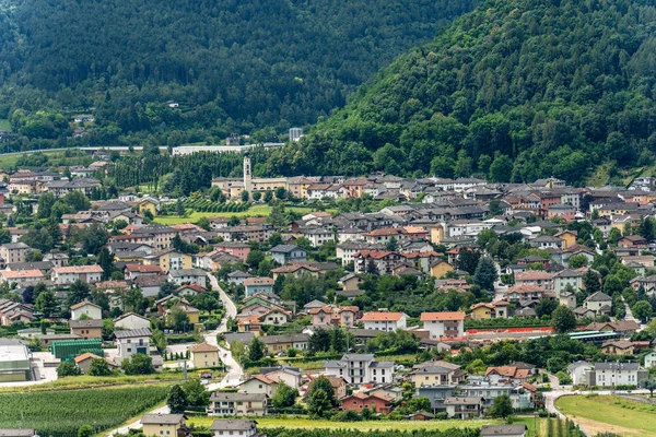 Caldonazzo Village Valsugana Valle Sugana Trentino Alto Adige Italia Europa — Foto de Stock