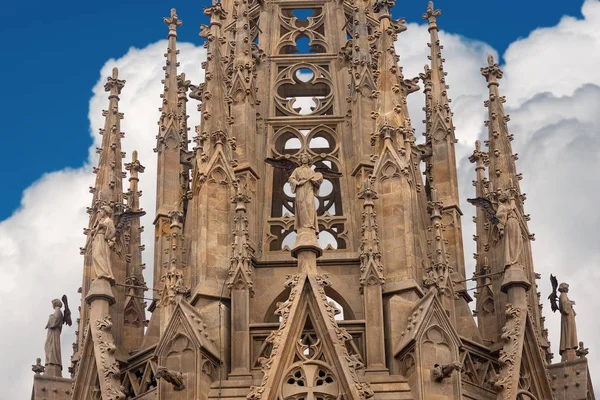 Gotiska katedralen i Barcelona - Spanien Europa — Stockfoto