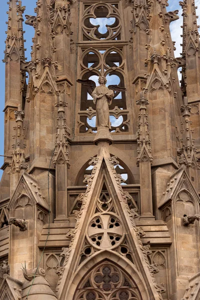 Gotiska katedralen i Barcelona - Spanien Europa — Stockfoto