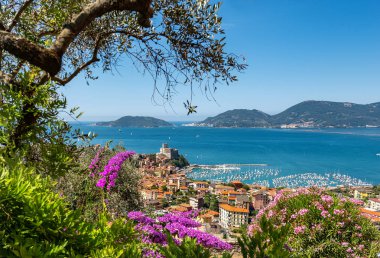 Lerici ve Portovenere şehir Liguria İtalya