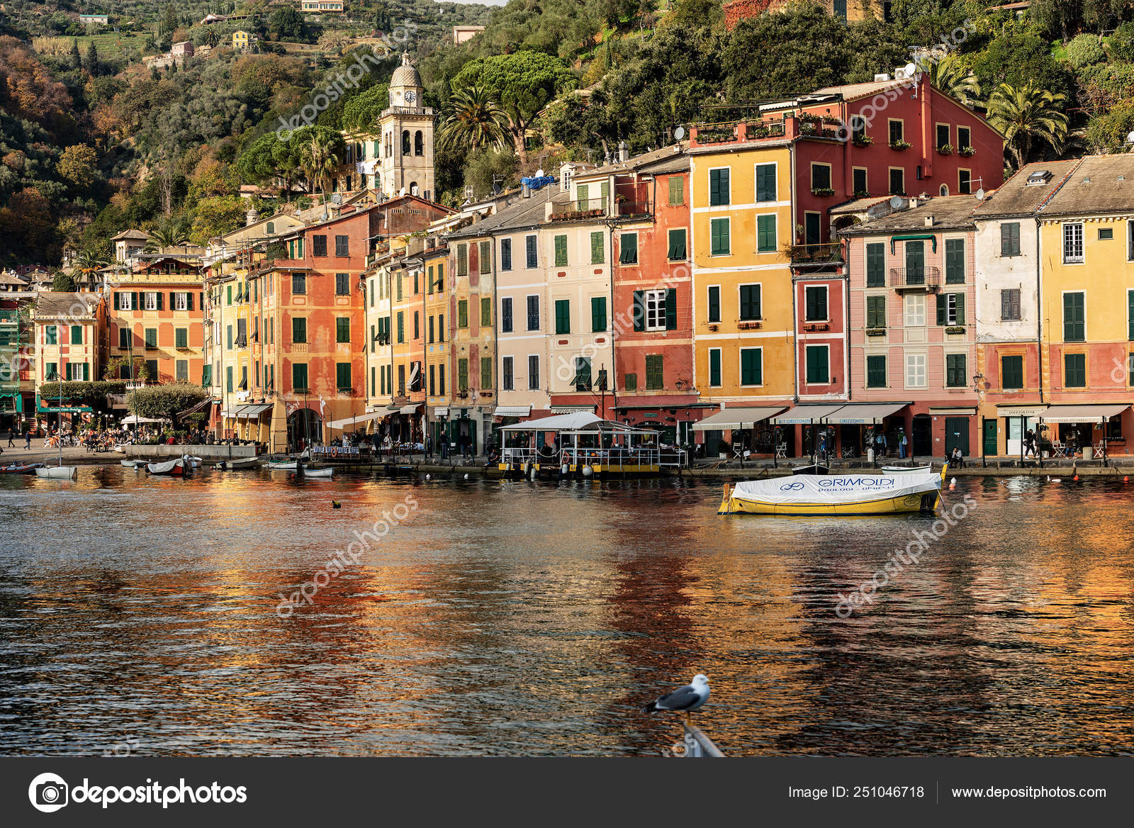 Famous Portofino village Genova Liguria Italy Stock Editorial Photo © catalby 251046718