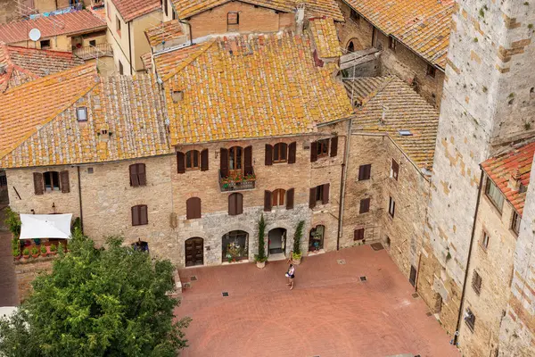 San Gimignano in Siena province - Tuscany Italy — Stock Photo, Image