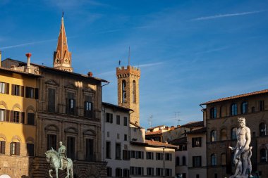 Piazza della Signoria - kare Floransa İtalya