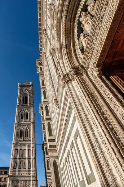 Florence Cathedral and Giotto Bell Tower - Tuscany Italy — Stock Photo, Image