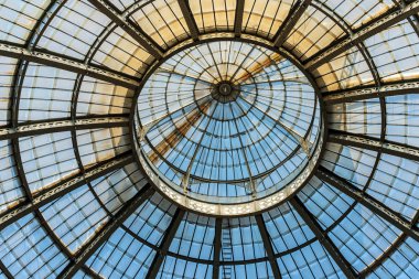 Cam kubbe - Galleria Vittorio Emanuele II - Milan İtalya