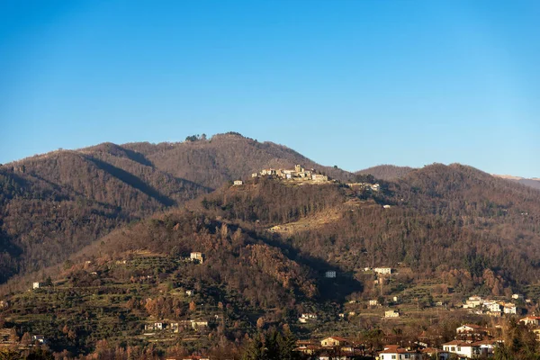 Sommocolonia χωριό - επαρχία Λούκα Τοσκάνη Ιταλία — Φωτογραφία Αρχείου